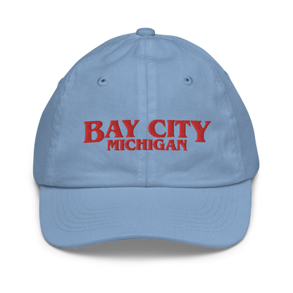 'Bay City Michigan' Youth Baseball Cap (1980s Drama Parody)