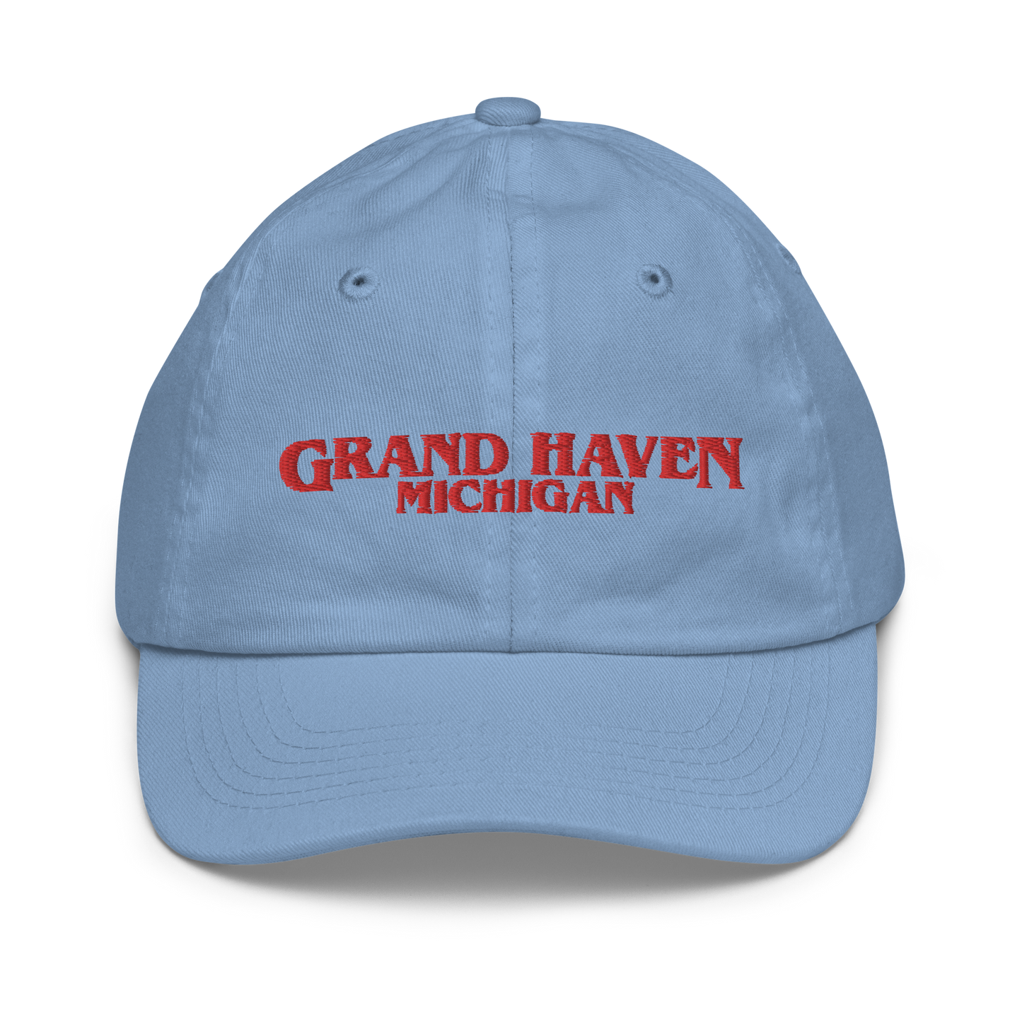 'Grand Haven Michigan' Youth Baseball Cap (1980s Drama Parody)