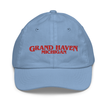 'Grand Haven Michigan' Youth Baseball Cap (1980s Drama Parody)