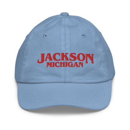 'Jackson Michigan' Youth Baseball Cap (1980s Drama Parody)