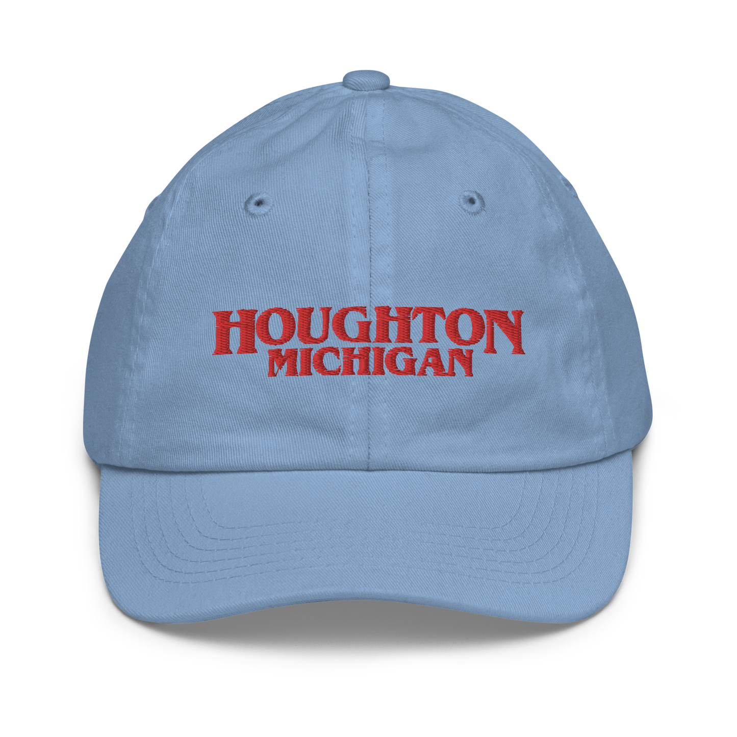 'Houghton Michigan' Youth Baseball Cap (1980s Drama Parody)