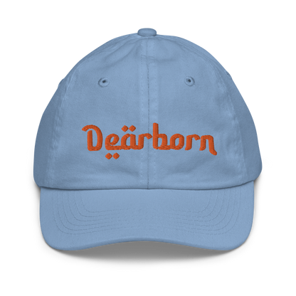 'Dearborn' Youth Baseball Cap | Orange Embroidery