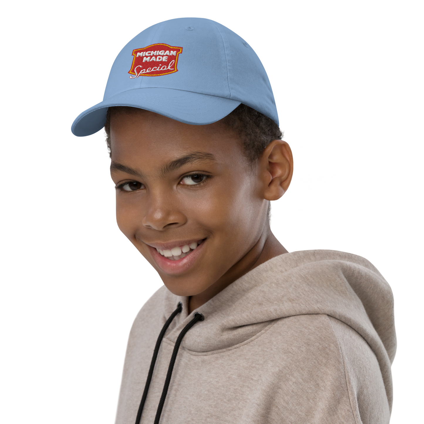 'Michigan Made' Youth Baseball Cap (Potato Chip Parody)