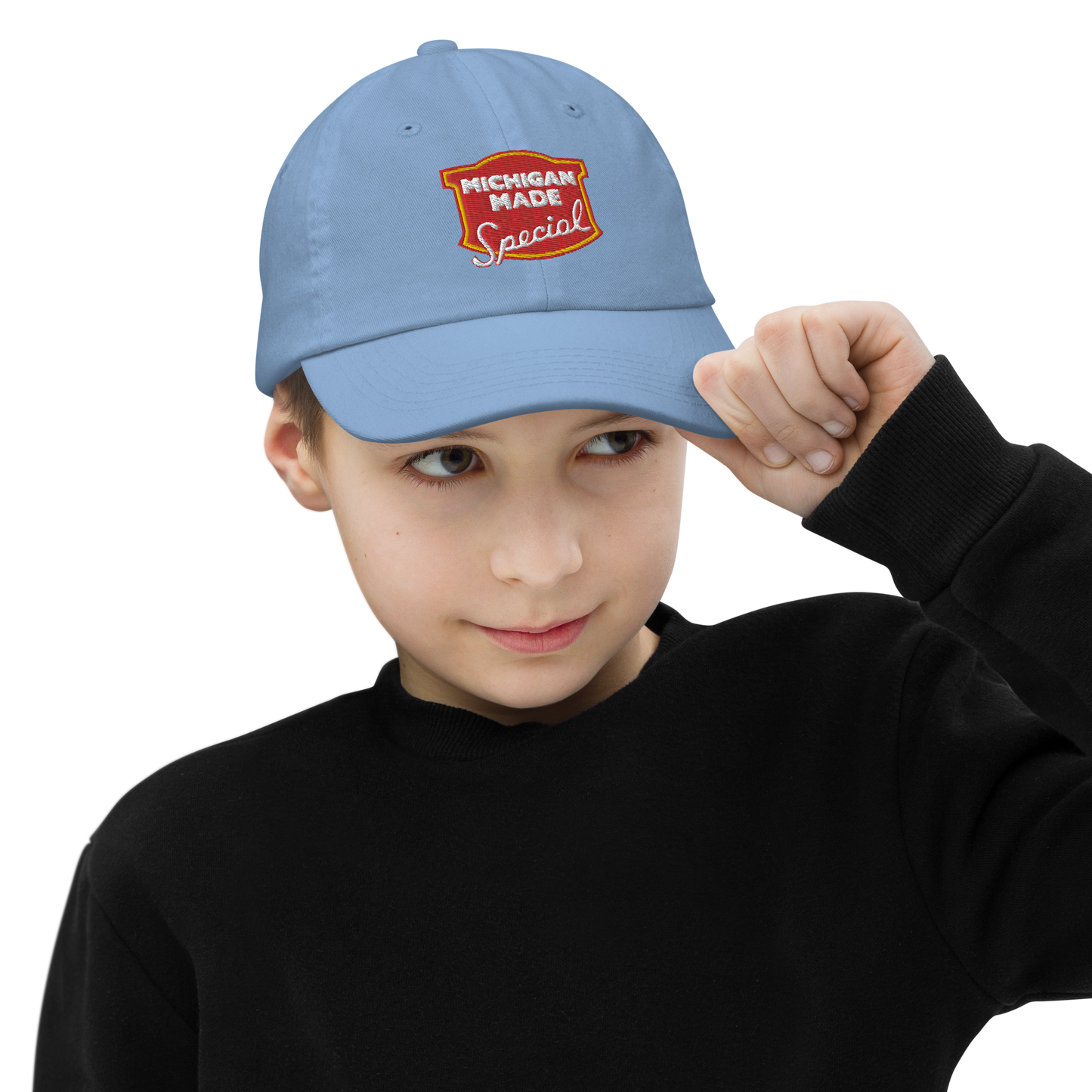 'Michigan Made' Youth Baseball Cap (Potato Chip Parody)