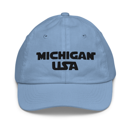 'Michigan USA' Youth Baseball Cap (Epic Sci-Fi Parody)