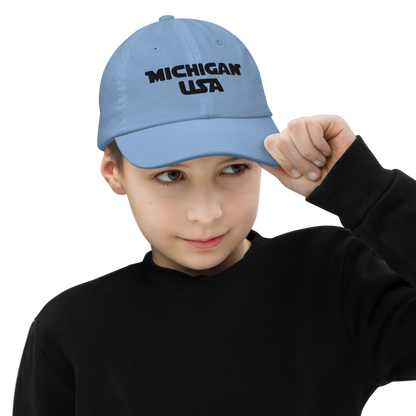 'Michigan USA' Youth Baseball Cap (Epic Sci-Fi Parody)