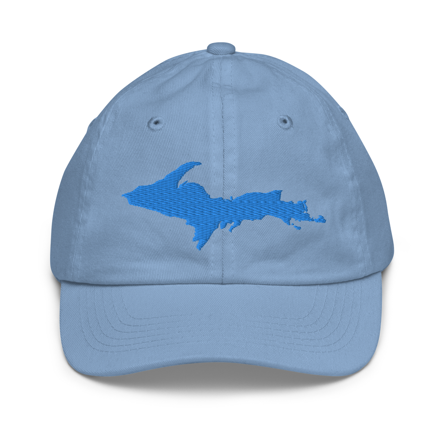 Michigan Upper Peninsula Youth Baseball Cap (w/ Azure UP Outline)