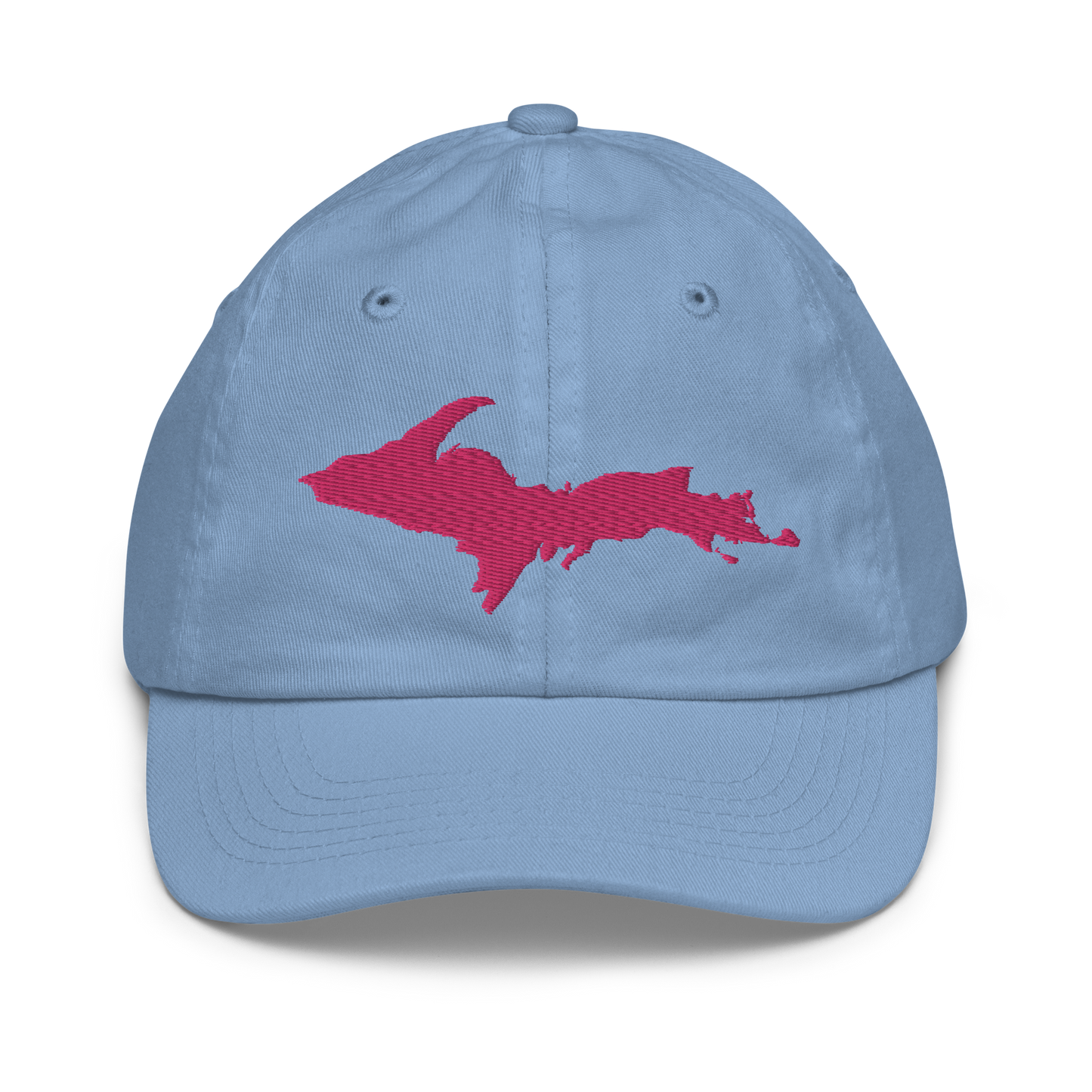 Michigan Youth Baseball Cap (w/ Pink UP Outline)