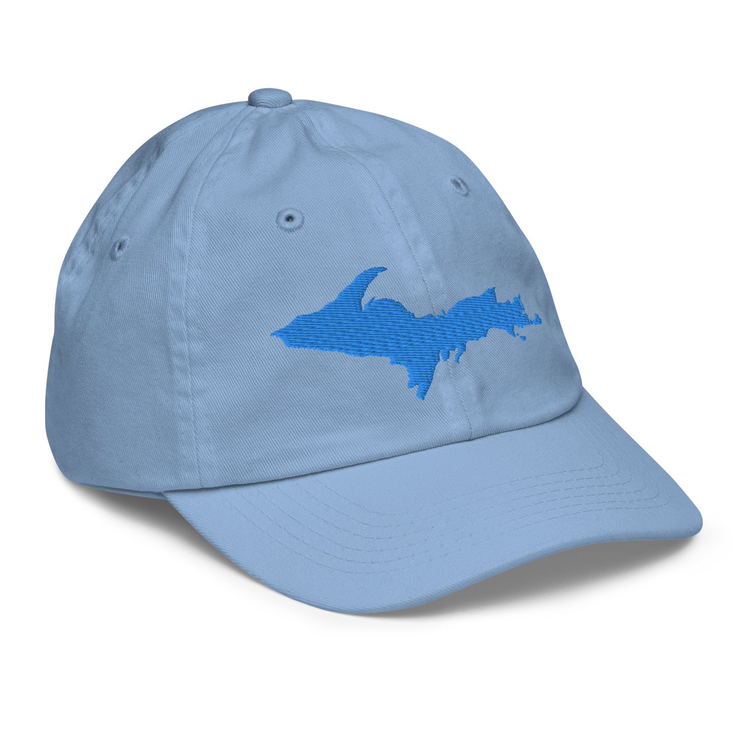 Michigan Upper Peninsula Youth Baseball Cap (w/ Azure UP Outline)