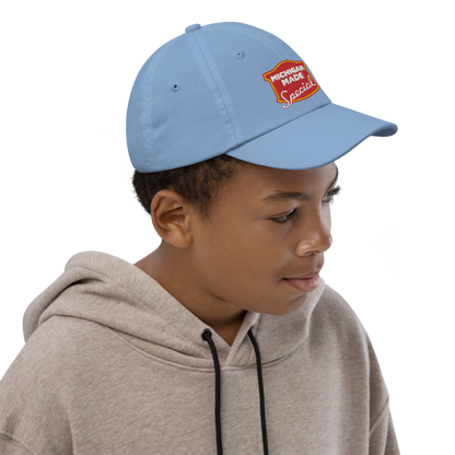 'Michigan Made' Youth Baseball Cap (Potato Chip Parody)