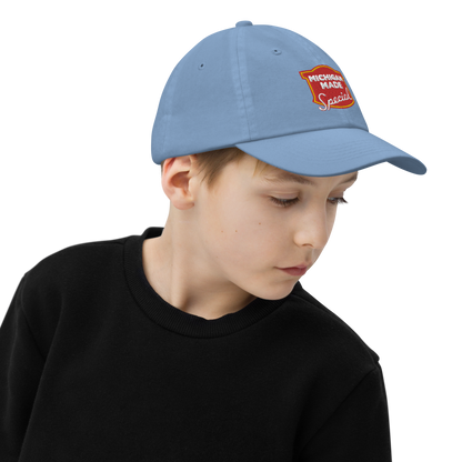 'Michigan Made' Youth Baseball Cap (Potato Chip Parody)