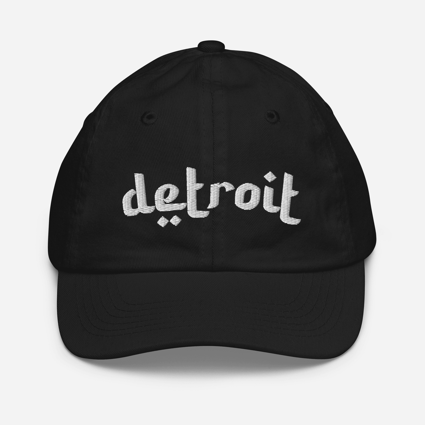 'Detroit' Youth Baseball Cap (Arabic-Style Font) - Circumspice Michigan