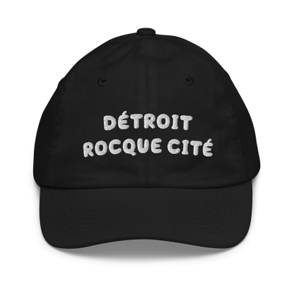 'Détroit Rocque Cité' Youth Baseball Cap - Circumspice Michigan