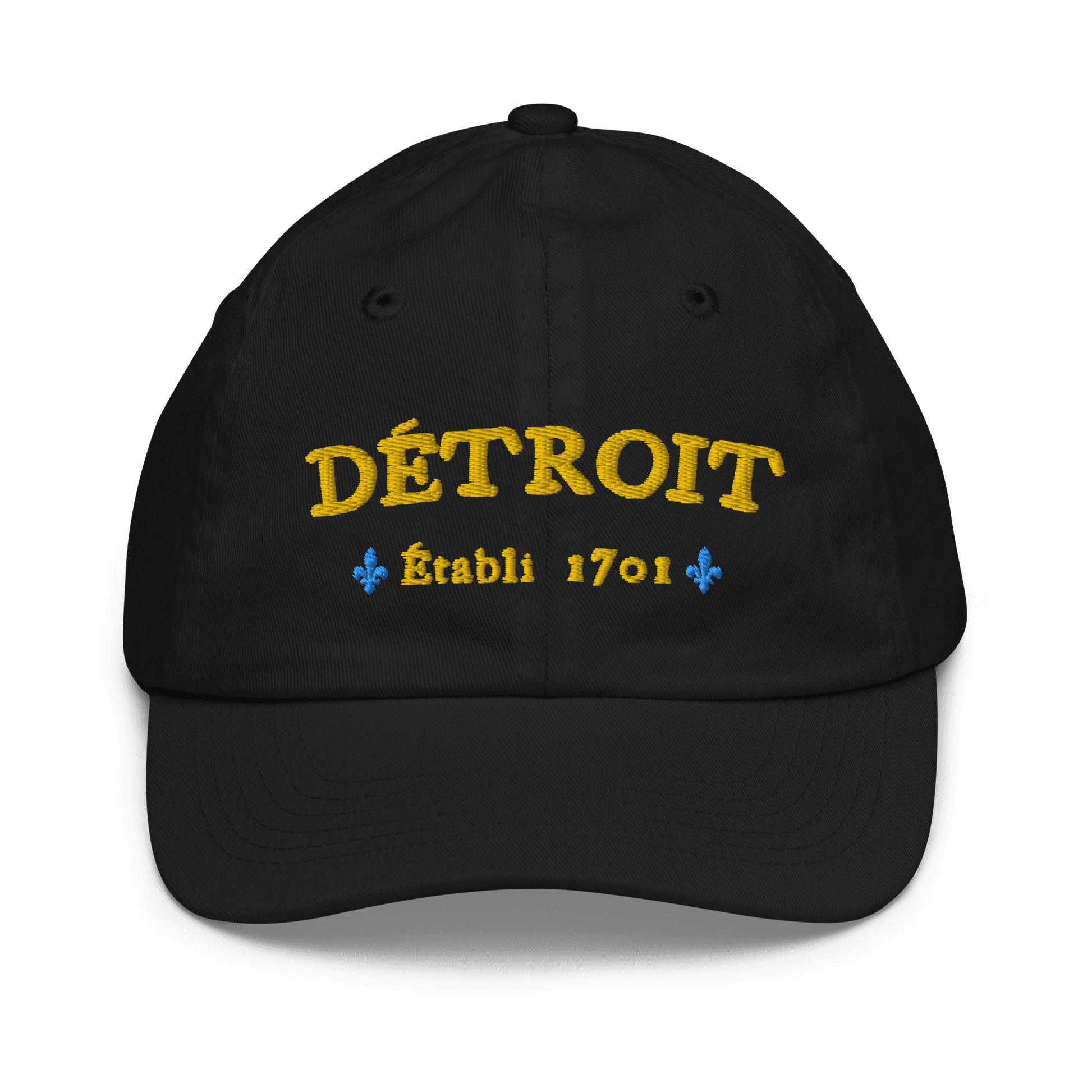 'Détroit Établi 1701' Youth Baseball Cap - Circumspice Michigan