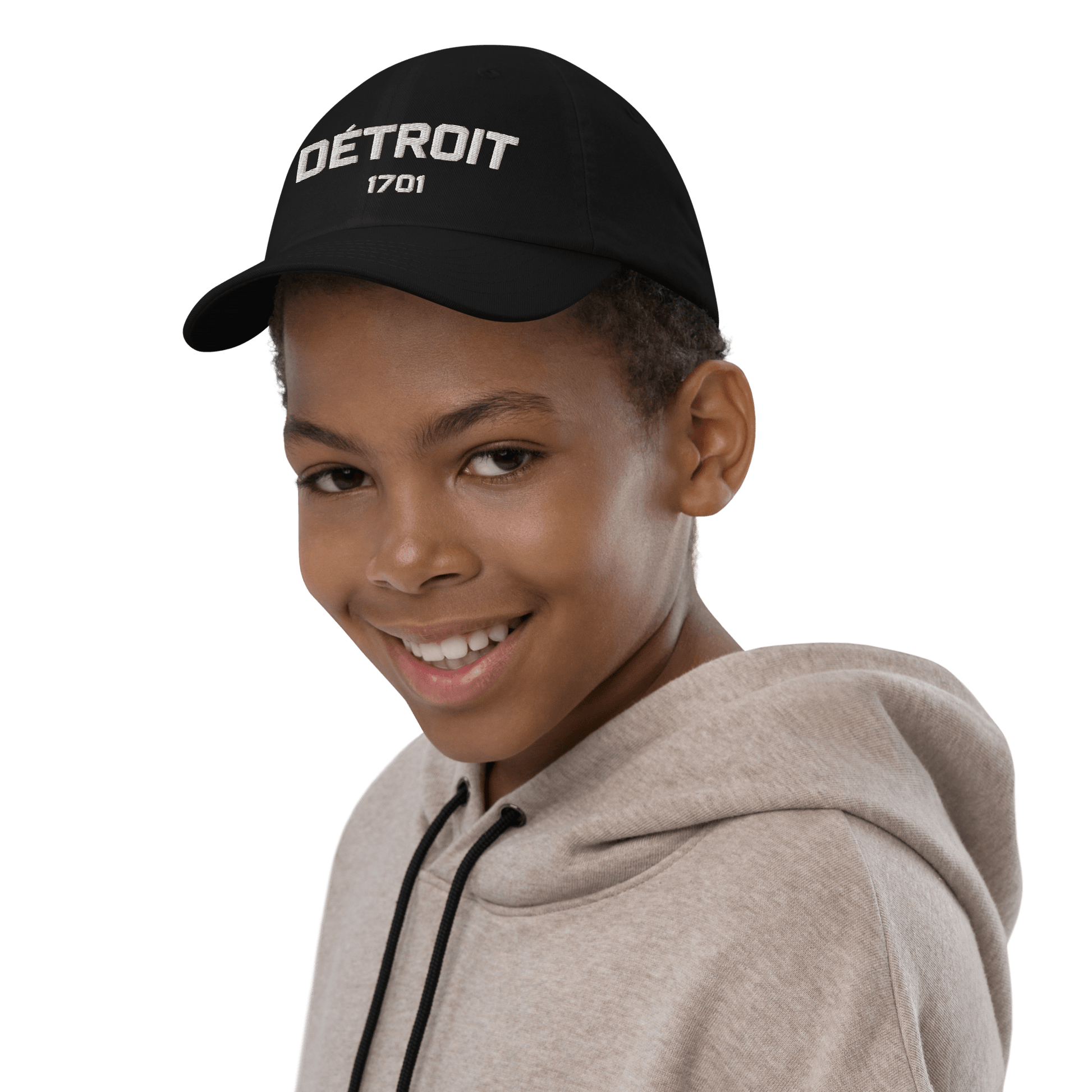 'Detroit 1701' Youth Baseball Cap - Circumspice Michigan