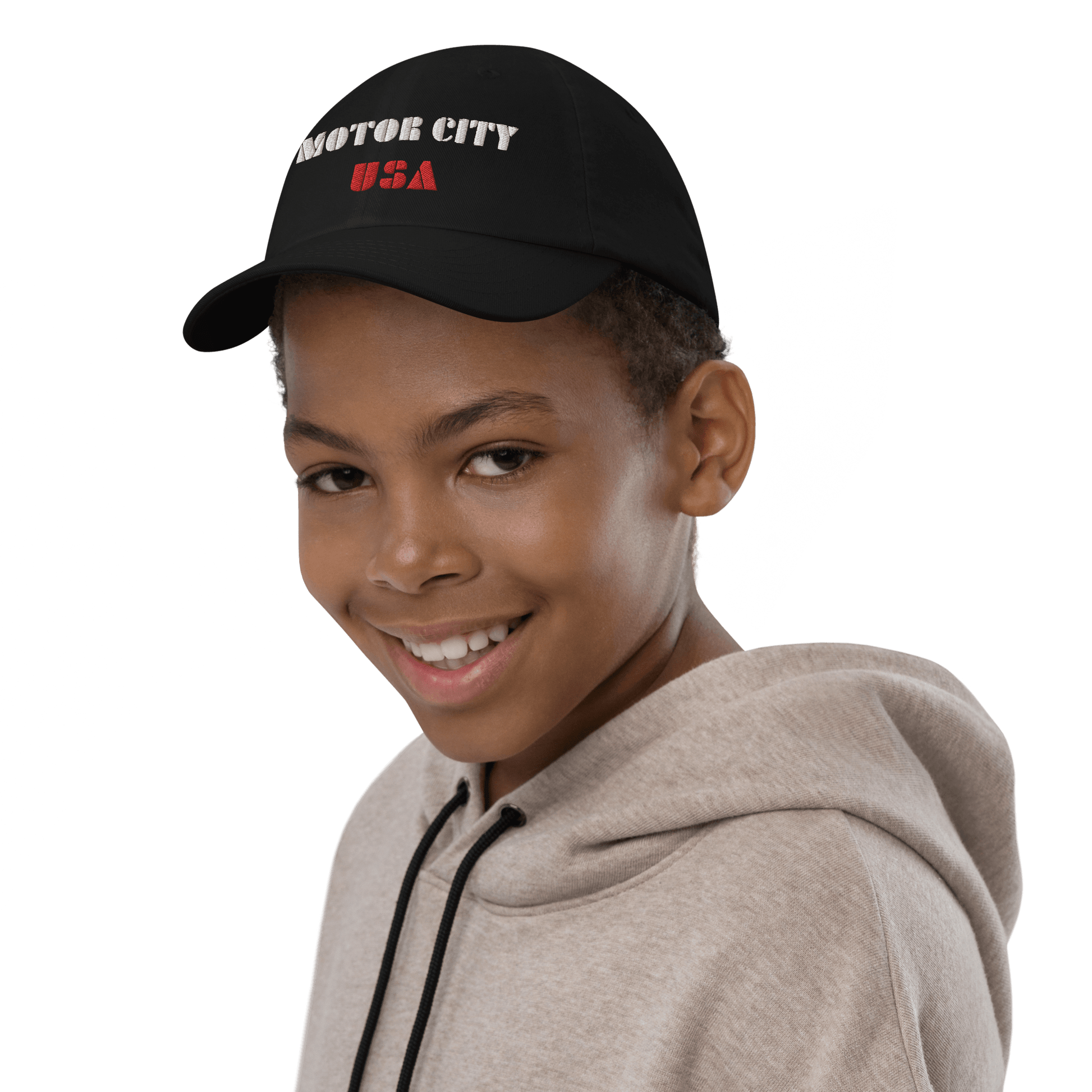 'Motor City USA' Youth Baseball Cap - Circumspice Michigan