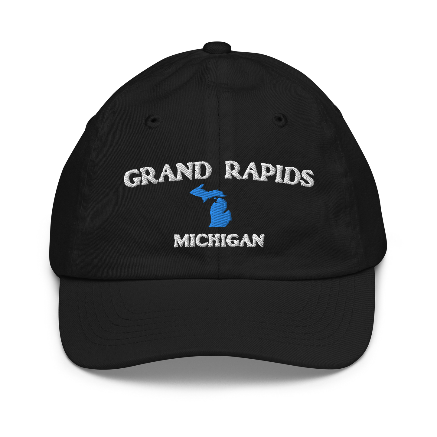 'Grand Rapids' Youth Baseball Cap (w/ Michigan Outline)