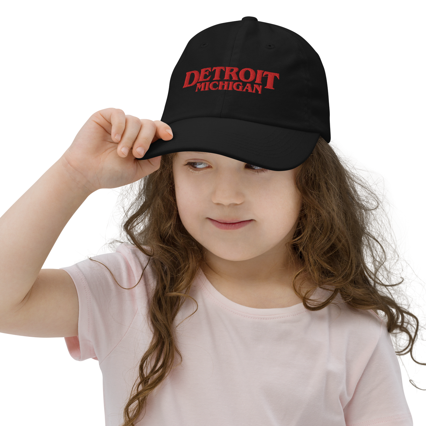 'Detroit Michigan' Youth Baseball Cap (1980s Drama Parody)