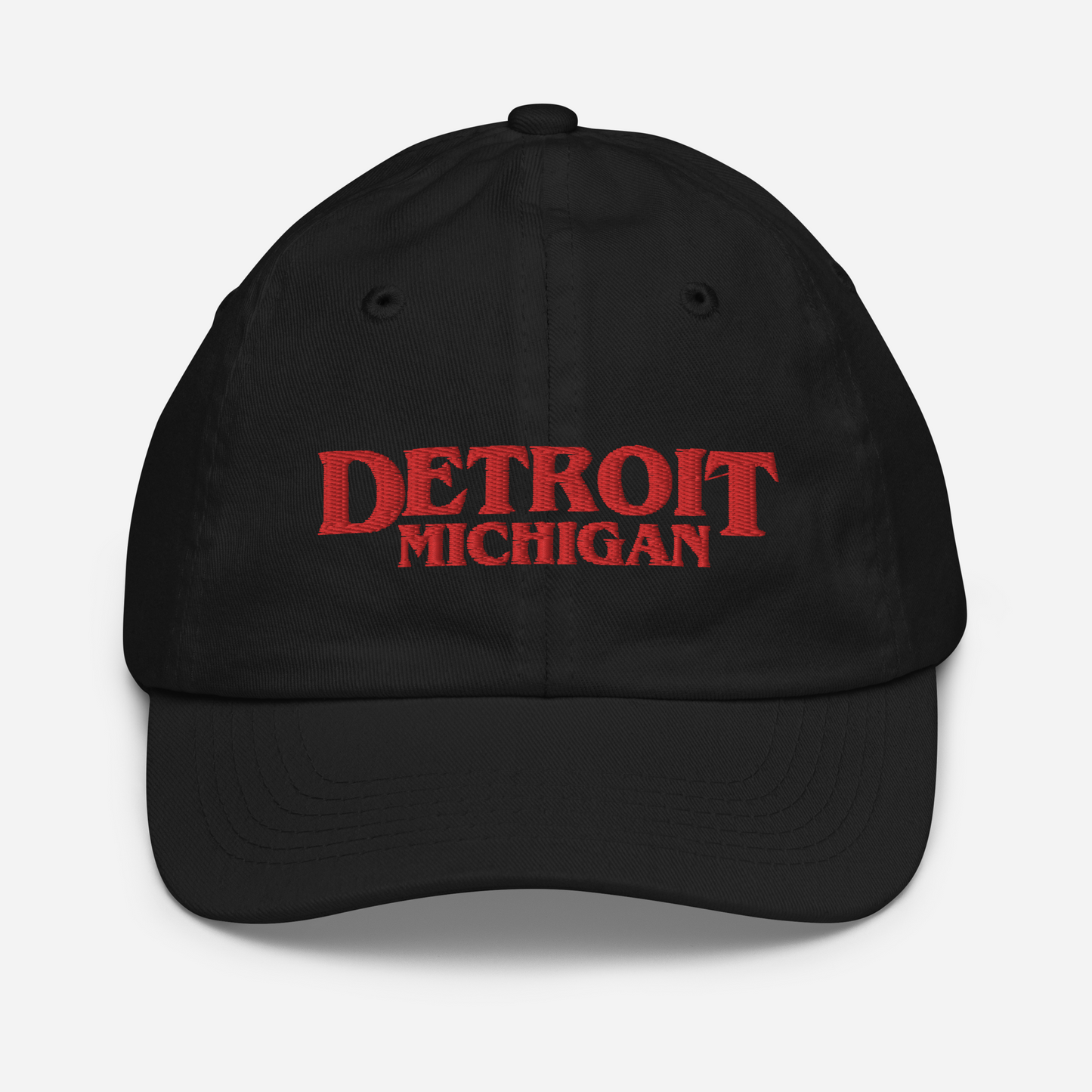 'Detroit Michigan' Youth Baseball Cap (1980s Drama Parody)