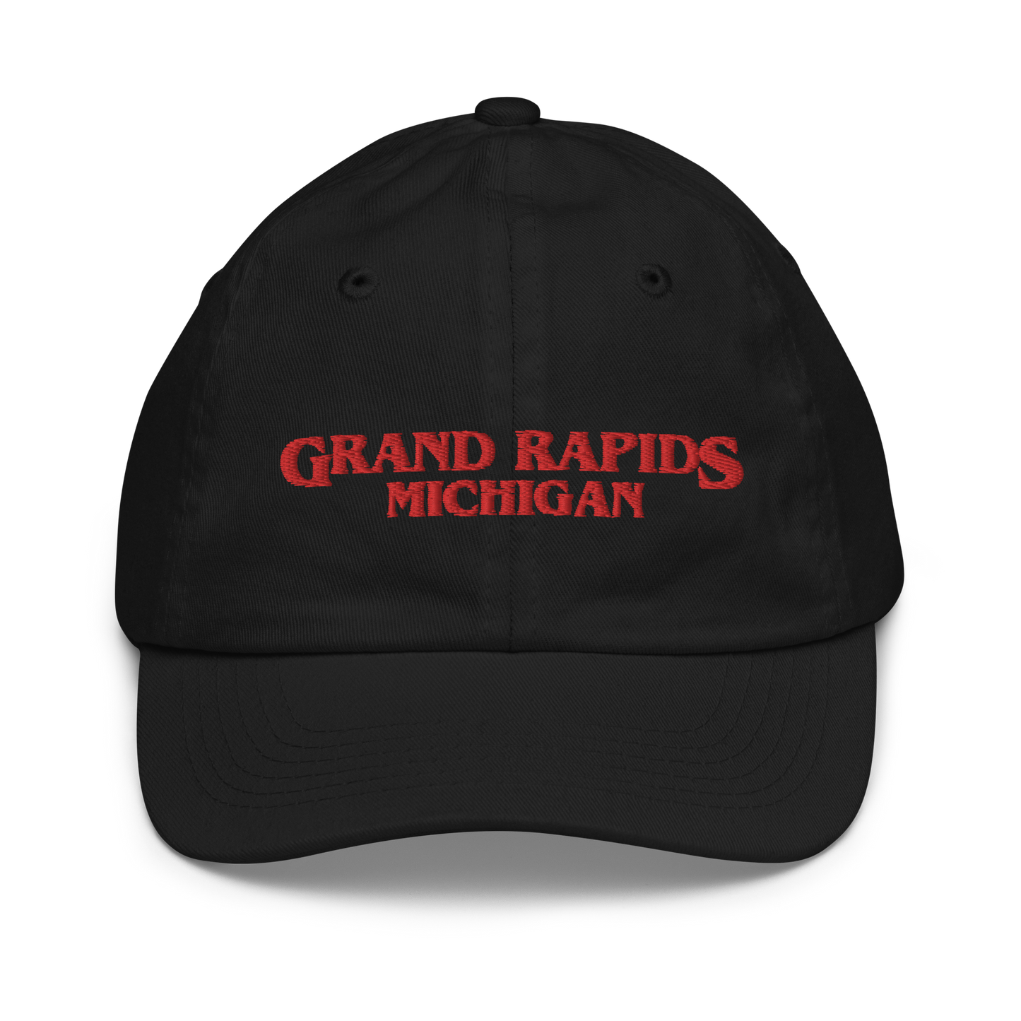 'Grand Rapids Michigan' Youth Baseball Cap (1980s Drama Parody)