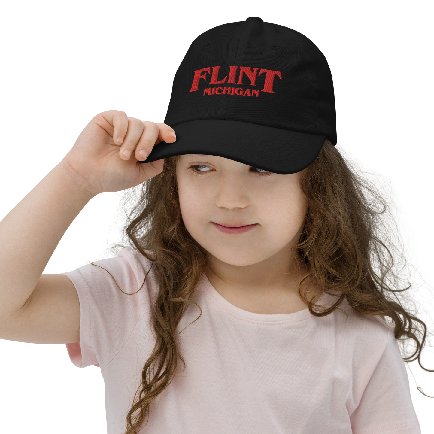 'Flint Michigan' Youth Baseball Cap (1980s Drama Parody)