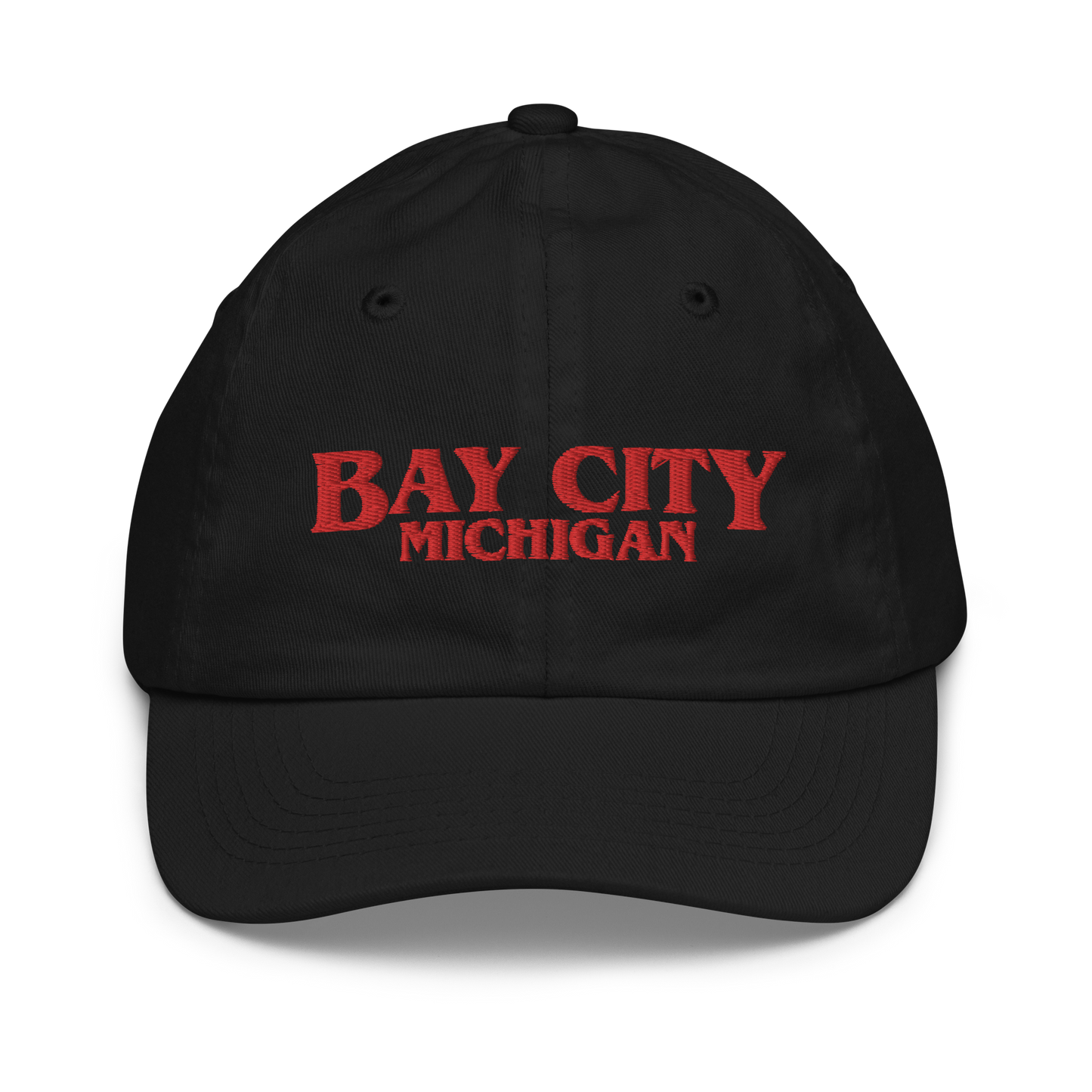 'Bay City Michigan' Youth Baseball Cap (1980s Drama Parody)