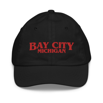 'Bay City Michigan' Youth Baseball Cap (1980s Drama Parody)