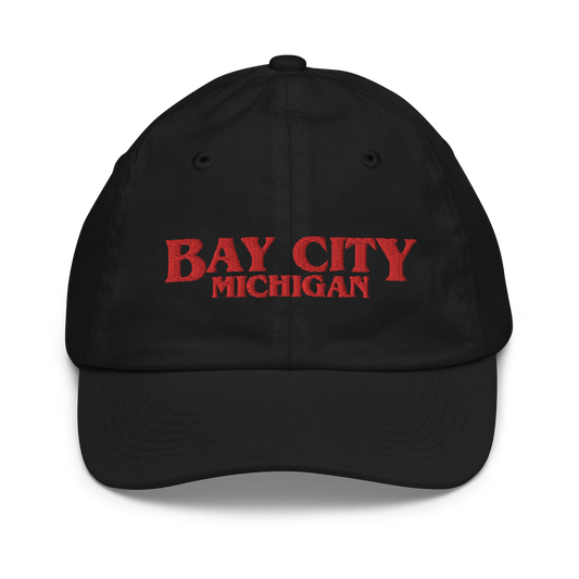 'Bay City Michigan' Youth Baseball Cap (1980s Drama Parody)
