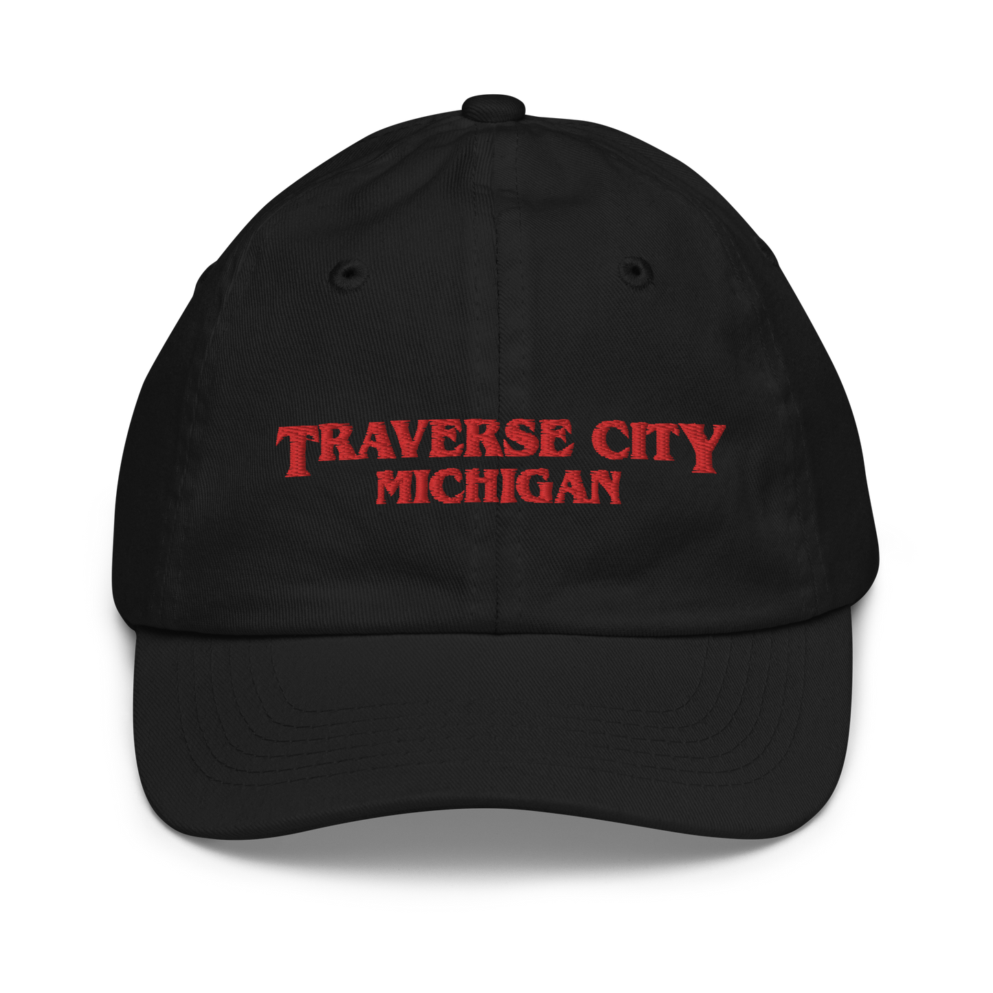 'Traverse City Michigan' Youth Baseball Cap (1980s Drama Parody)