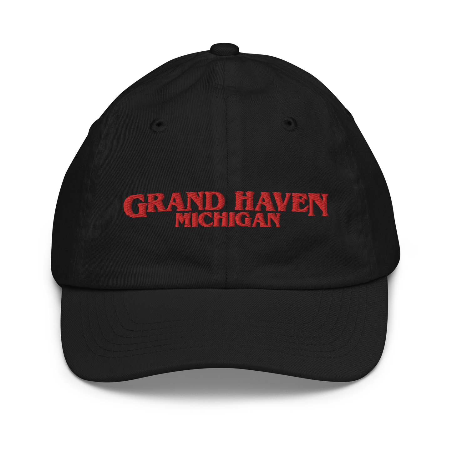 'Grand Haven Michigan' Youth Baseball Cap (1980s Drama Parody)