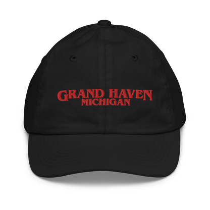 'Grand Haven Michigan' Youth Baseball Cap (1980s Drama Parody)