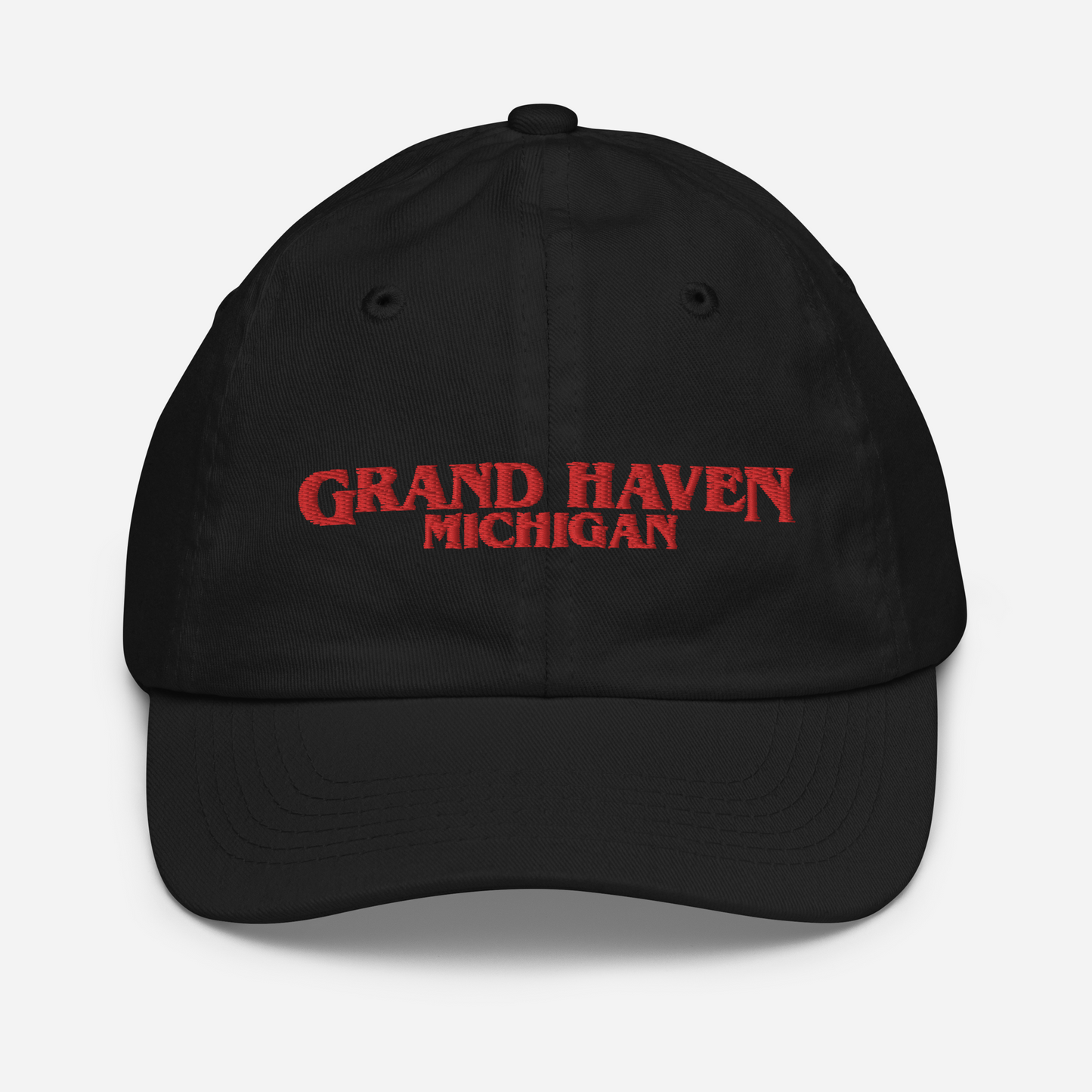 'Grand Haven Michigan' Youth Baseball Cap (1980s Drama Parody)