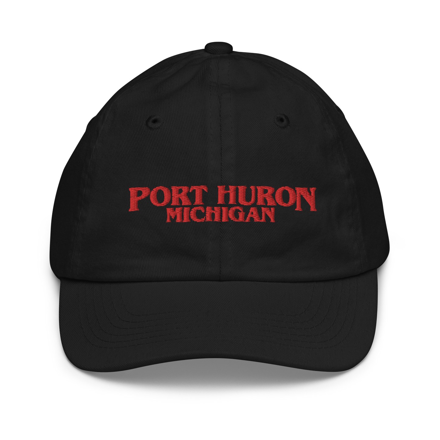 'Port Huron Michigan' Youth Baseball Cap (1980s Drama Parody)