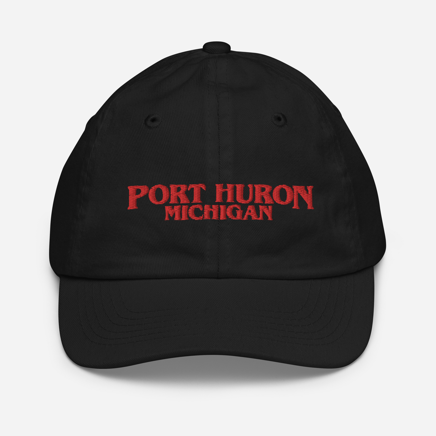 'Port Huron Michigan' Youth Baseball Cap (1980s Drama Parody)