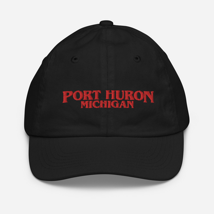 'Port Huron Michigan' Youth Baseball Cap (1980s Drama Parody)