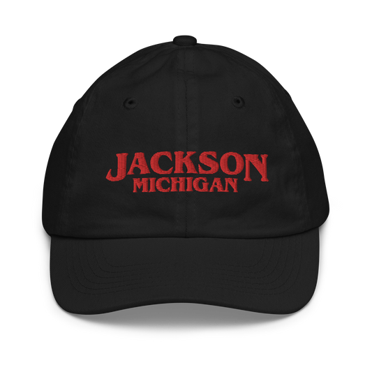 'Jackson Michigan' Youth Baseball Cap (1980s Drama Parody)