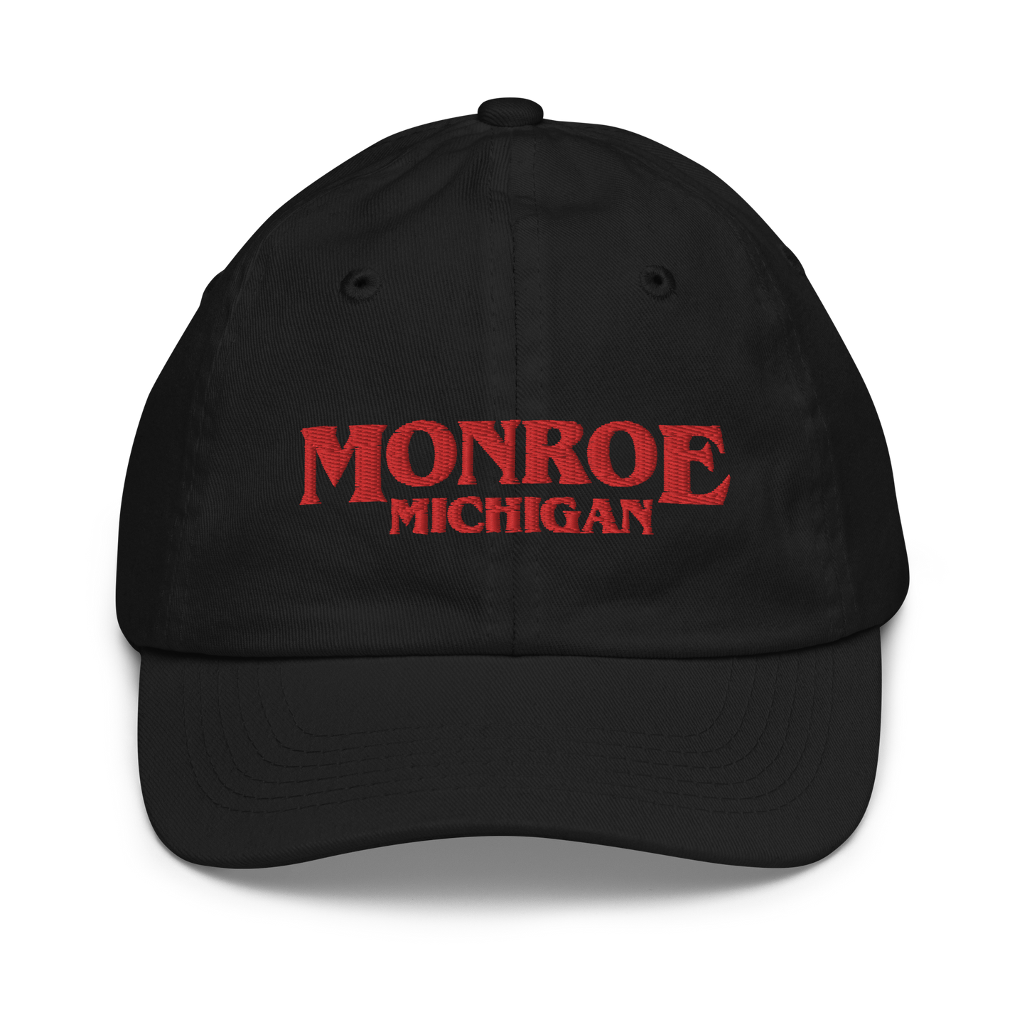 'Monroe Michigan' Youth Baseball Cap (1980s Drama Parody)