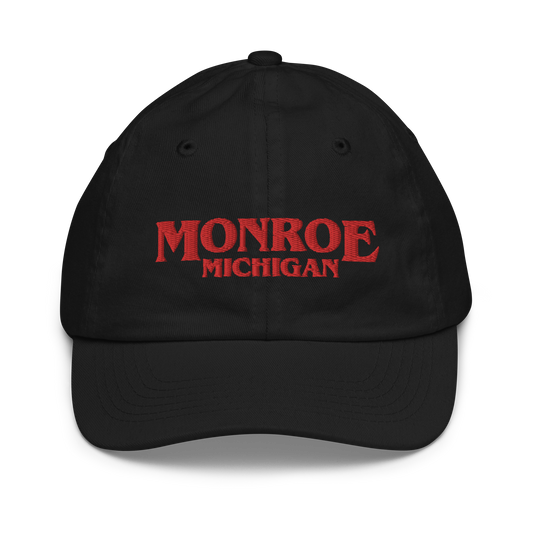 'Monroe Michigan' Youth Baseball Cap (1980s Drama Parody)