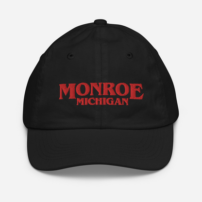 'Monroe Michigan' Youth Baseball Cap (1980s Drama Parody)