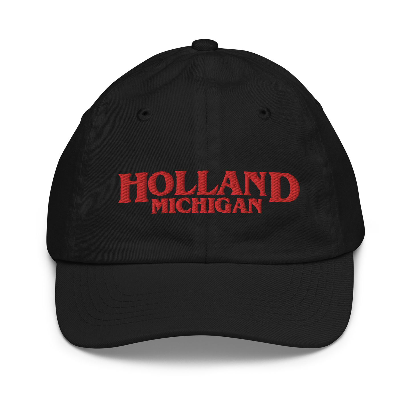 'Holland Michigan' Youth Baseball Cap (1980s Drama Parody)