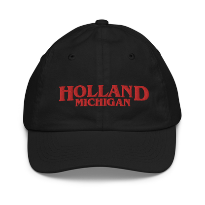 'Holland Michigan' Youth Baseball Cap (1980s Drama Parody)