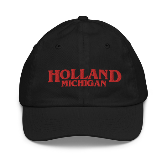 'Holland Michigan' Youth Baseball Cap (1980s Drama Parody)