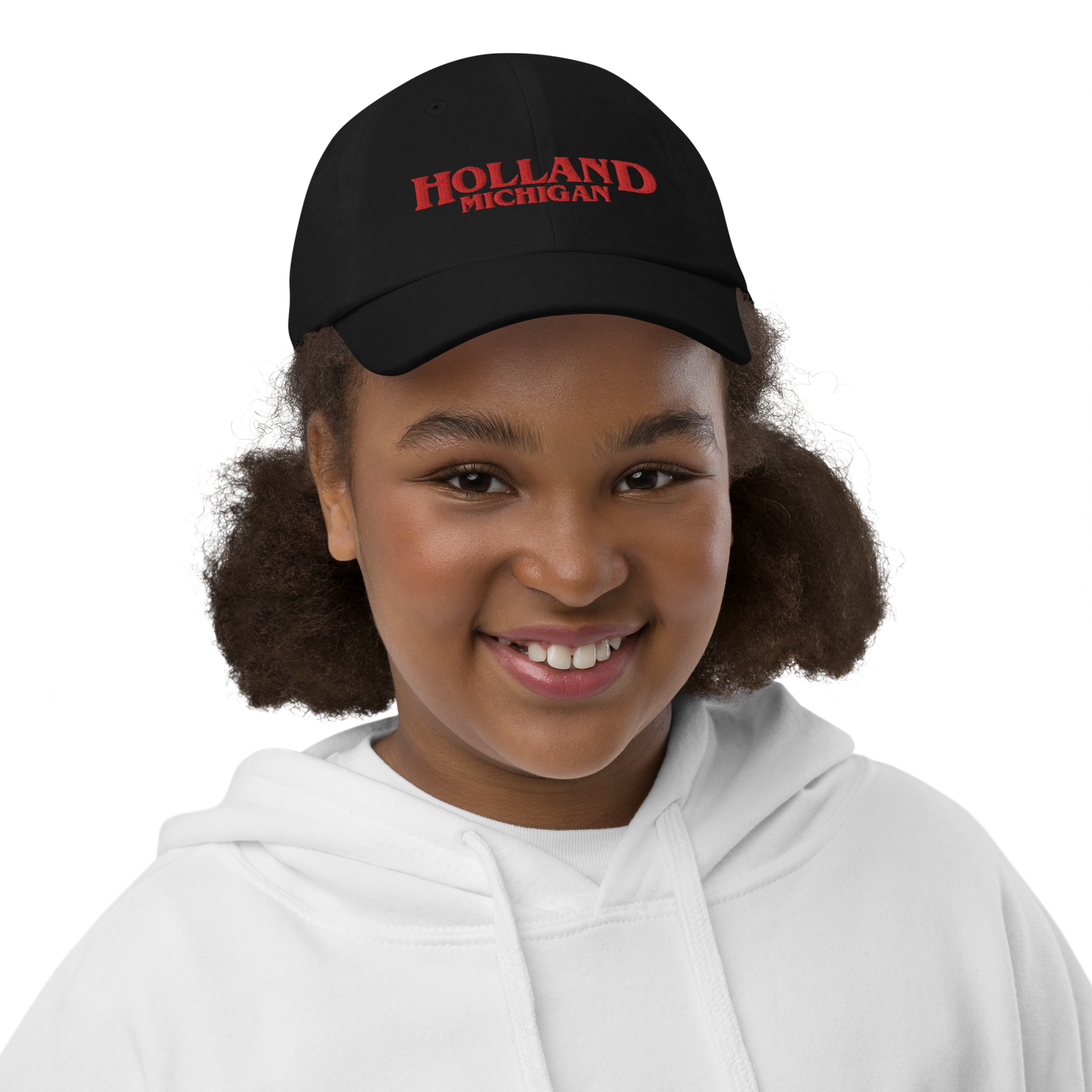 'Holland Michigan' Youth Baseball Cap (1980s Drama Parody)