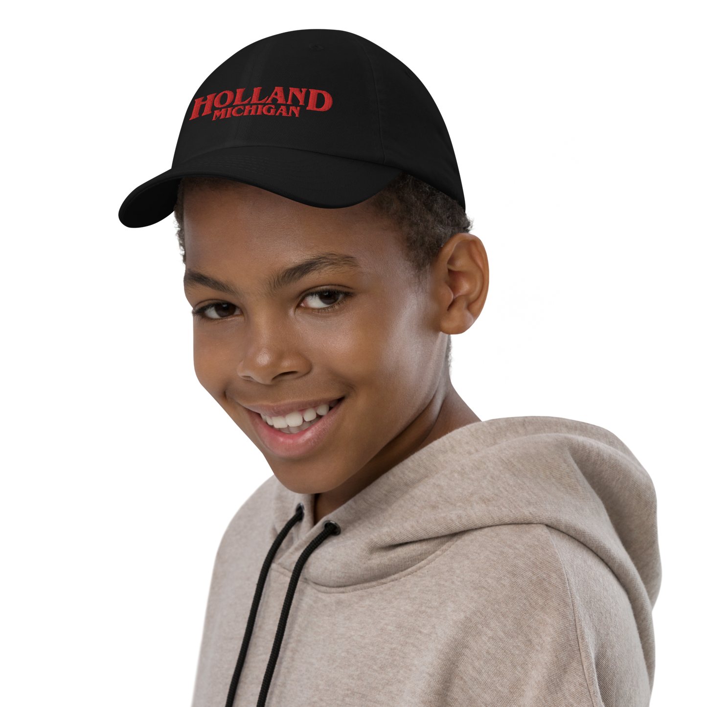 'Holland Michigan' Youth Baseball Cap (1980s Drama Parody)