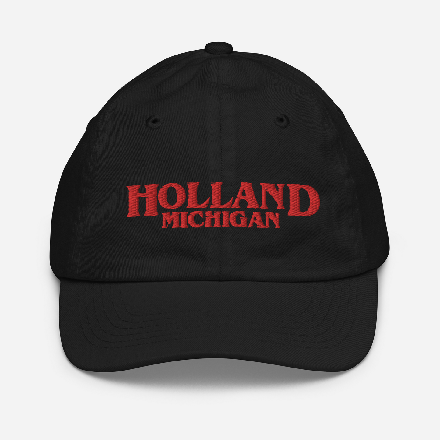 'Holland Michigan' Youth Baseball Cap (1980s Drama Parody)