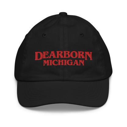 'Dearborn Michigan' Youth Baseball Cap (1980s Drama Parody)