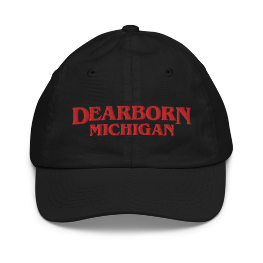 'Dearborn Michigan' Youth Baseball Cap (1980s Drama Parody)