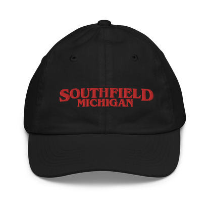 'Southfield Michigan' Youth Baseball Cap (1980s Drama Parody)