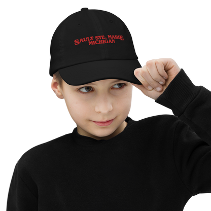 'Sault Ste. Marie' Youth Baseball Cap (1980s Drama Parody)