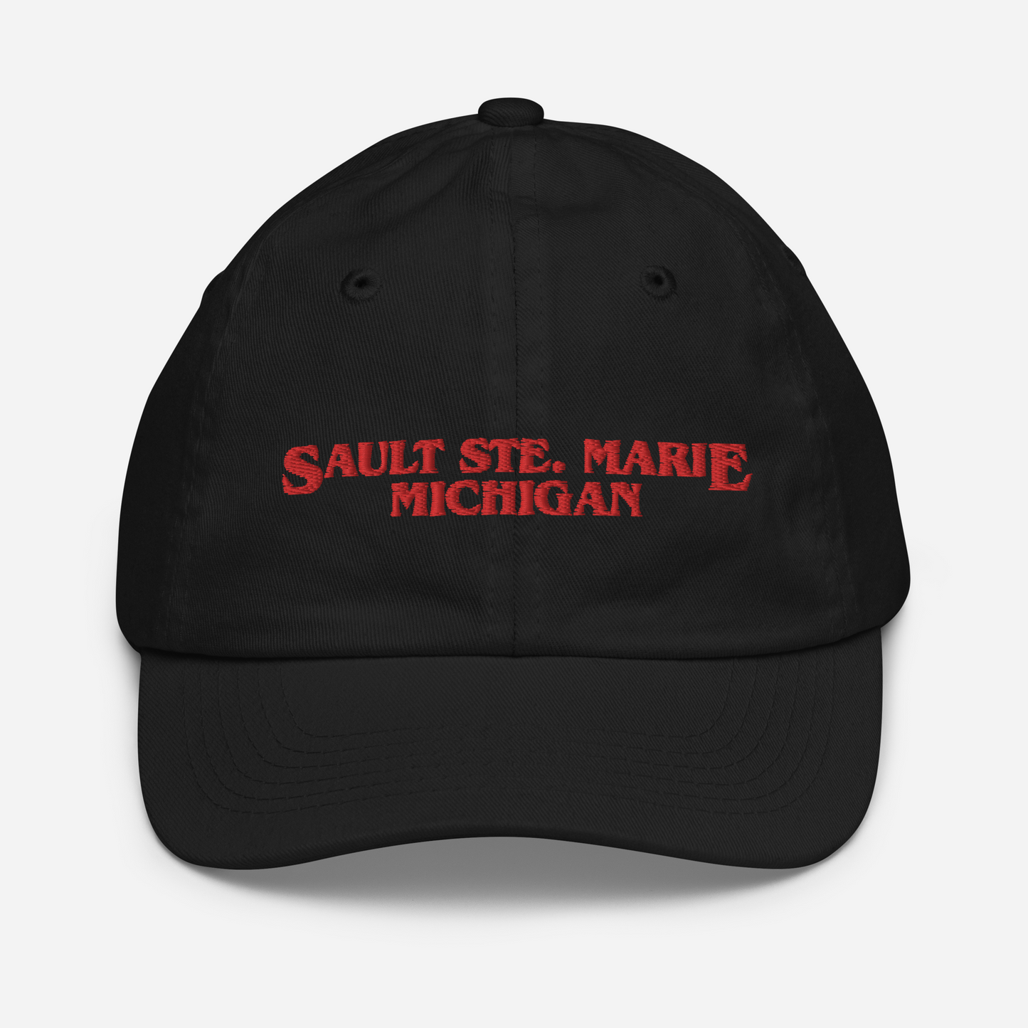 'Sault Ste. Marie' Youth Baseball Cap (1980s Drama Parody)